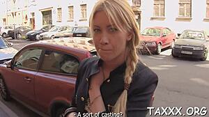 Giving a throat job on webcam today