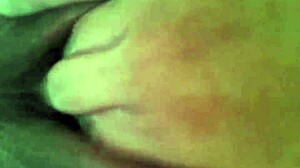 Latina wife masturbates solo at home, achieving intense orgasm and powerful squirt.