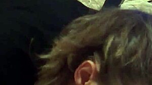 she gives a sloppy blowjob with choking and deepthroat gagging