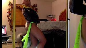 Slow Motion Strut In Sensual Display