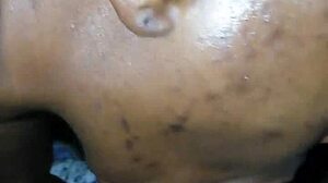 Amateur gives head on satin sheets