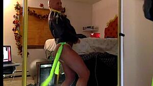 Slow Motion Strut In Sensual Display