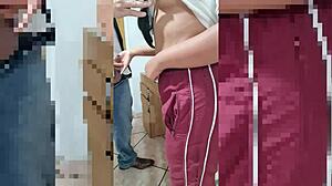 Quick classroom suck before we're caught in public