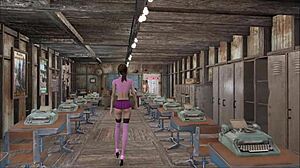 Wanna see a sexy teacher in Fallout 4 fashion?
