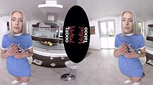 virtual taboo experience on the wild side with blonde pov.