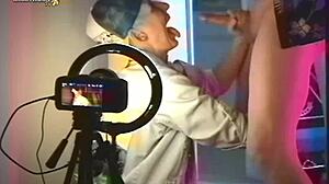 sex tape from wild party with intense sucking action