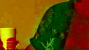 sex tape from wild party with intense sucking action