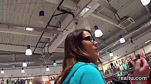 Czech Teen's Supermarket Adventure