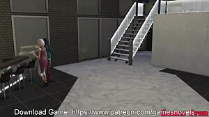 boruto talks to hinata and she wants to try his dick then they fuck her big ass while her tits bounce