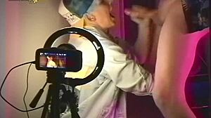 sex tape from wild party with intense sucking action