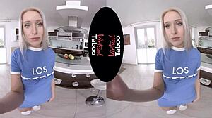 virtual taboo experience on the wild side with blonde pov.