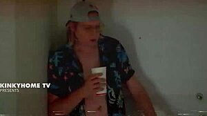 sex tape from wild party with intense sucking action