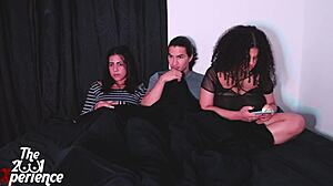 Visiting neighbor leads to secret fuck with her boyfriend Diana Marquez.