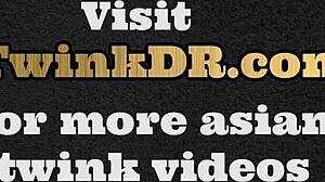 Азиатка-доктор трахает солдата без презерватива после горячего минета в больничной палате. Жесткий секс.