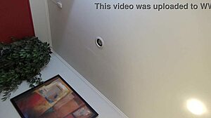 angie undergoes detailed casting interview, showcasing her tattoos in hardcore style