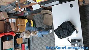 blonde amateur gets caught in high definition reality with petite cumshot 😍