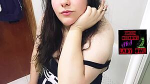 Fetish Goth Chubby Smokes Kinky