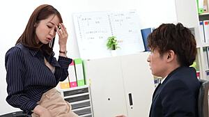 办公室加班和老板Yuu Shinoda激烈开干