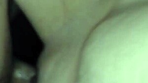White Pussy Close-Up Creampied by White Cock