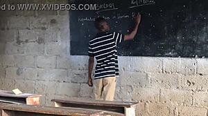 Wow! Teacher Shows Student Huge Monster Cock!