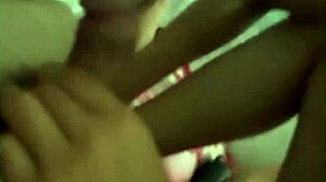 Wife Delivers Intense Blowjob with Passionate Techniques in Bedroom Encounter