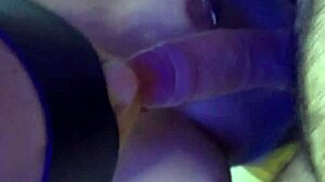 Blindfolded Naughty Coworker Gives Intense BDSM Blowjob To Old Man