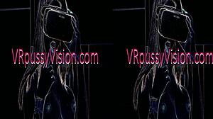 VRPUSSYVISION COM - YOUNG 18+ GIRL MAKES HERSELF HOT WITH P