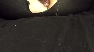 Bored Slut Wife Pounds Pussy, Squeezes Plug into Tight Ass