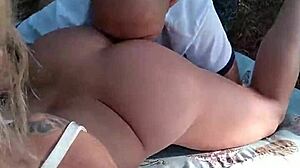 KINKY Selfie Pussy LICKING Massive SQUIRT After Outdoor Ass LICKING Roleplay