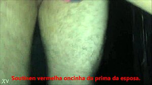 cdzinha limasp giving in the cinema wearing red leopard outfit of fernanda prima esposa