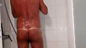 naughty solo shower excitement 😏