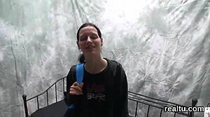 Glamorous Czech Nympho Seduced at Mall for Hardcore POV Screwing!