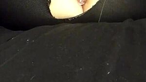 Bored Slut Wife Pounds Pussy, Squeezes Plug into Tight Ass