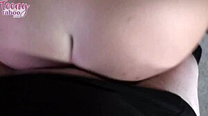 Cheerleader daisy garcia in a hotel with her coach