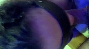 Blindfolded Naughty Coworker Gives Intense BDSM Blowjob To Old Man