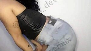 Deveraux shakes her petite latina ass for horny clients