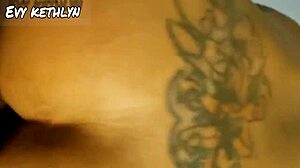 In pov, a blonde pornstar takes a tattooed virgin's anal virginity with oral and assfucking.