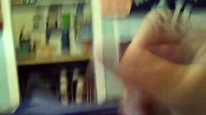 young gay amateur still masturbating at home, horny despite age