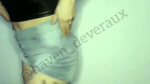 Deveraux shakes her petite latina ass for horny clients