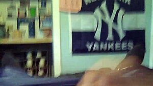 young gay amateur still masturbating at home, horny despite age