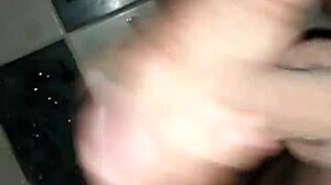 Solo Amateur Strokes Cock in Intimate Session