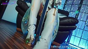 Wow, Lumine from Genshin Explores Wild Sex!