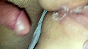 Hotel Creampie with Horny Girlfriend
