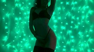 Standing naked girls dancing with sweet breasts chatting