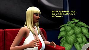 A day in the life of Candy Delight in Sims 4