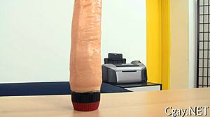 Brawny gay guys chatting about steamy action! 😈