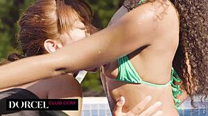 Poolside lesbian desire grips me so hard