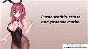 spanish girl fucks guy in bdsm game