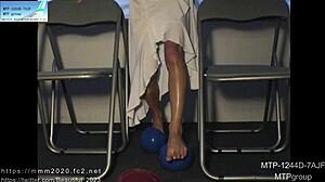 Natural muscle girl department showcases Japanese natural muscle females without audio