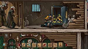 活泼的Hentai女孩在恶搞中骑外星鸡巴